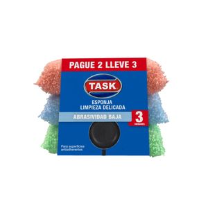 ESPONJA LIMPIEZA DELICADA TASK PAGUE 2 LLEVE 3