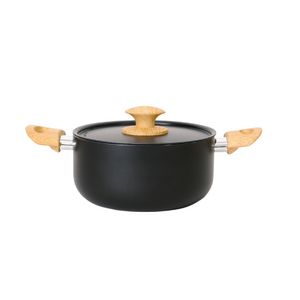 Olla Ilko aluminio reciclado 20cm negro 2,5mm
