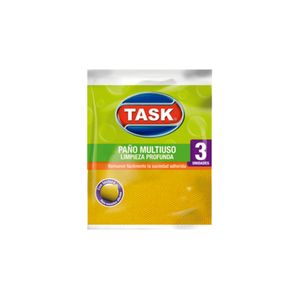 Paño Multiuso Limpieza Profunda Task Creativa X 3