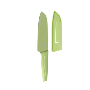 Cuchillo Ilko Pure Element Santoku Verde 18CM