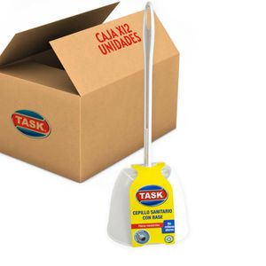 Caja X12 Cepillos Sanitarios Task con Base