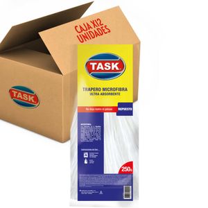 Paquete X12 Repuestos Trapero Task  Microfibra 250g