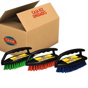 Caja X12 Cepillos Plancha Task Fibra Media
