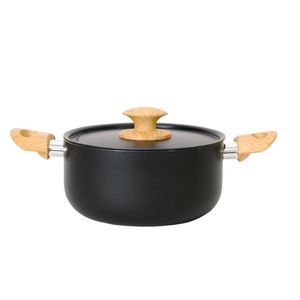Olla Ilko aluminio reciclado 24cm negro 2,5mm