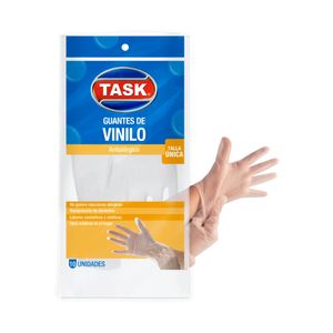 GUANTE VINILO TASK TALLA ÚNICA X10