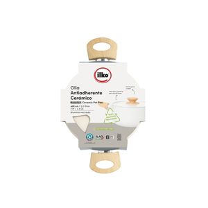 Olla ILKO Antiadherente Cerámico blanco 20cm